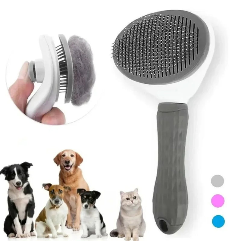 Self-Cleaning Cat Slicker Brush