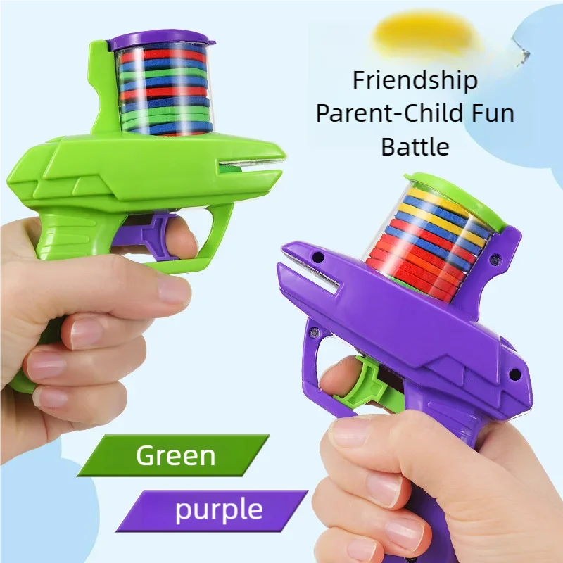 Pet Flying-Disc Launcher with Foam Discs