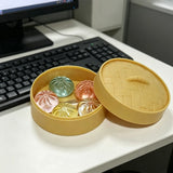 Mini Dumpling Squishy + Steamer Gift Set (5 pc)