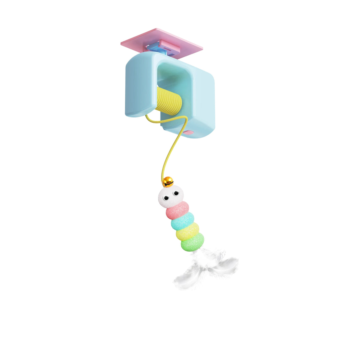 Hanging Door Interactive Cat Toy - Rechargeable Auto Bouncing Teaser