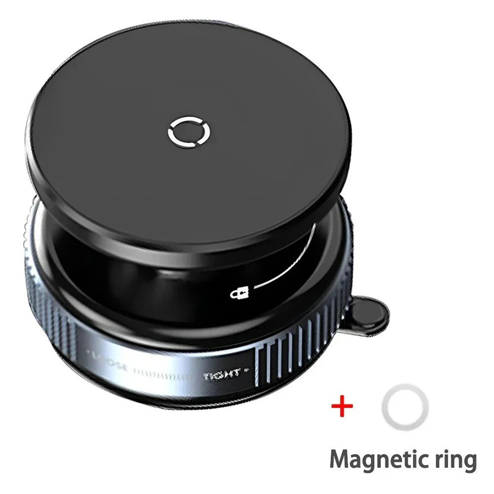 Magnetic Vacuum-Suction Phone Mount (360° swivel)