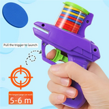 Pet Flying-Disc Launcher with Foam Discs