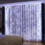 USB LED Curtain Fairy Lights with Remote (3 m wide)