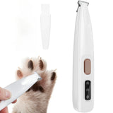 Rechargeable Pet Paw & Hair Trimmer (LED, quiet)