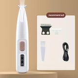 Rechargeable Pet Paw & Hair Trimmer (LED, quiet)