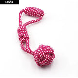 Braided Cotton Rope Dog Chew Toy (carrot & knot styles)