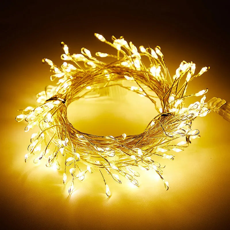 Firecracker LED String Lights with Remote (USB)