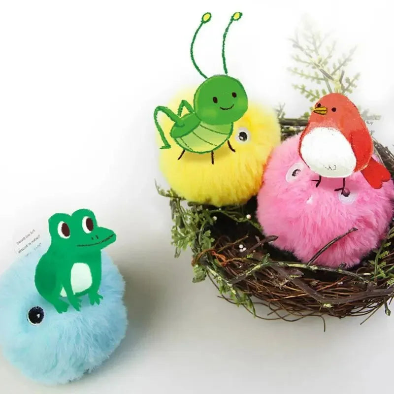 Chirping Bird Sound Cat Toy Balls (3-Pack)