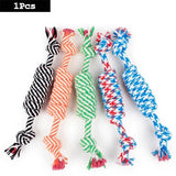 Braided Cotton Rope Dog Chew Toy (carrot & knot styles)