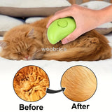 3-in-1 Cat Mist Grooming Brush (self-cleaning, rechargeable)