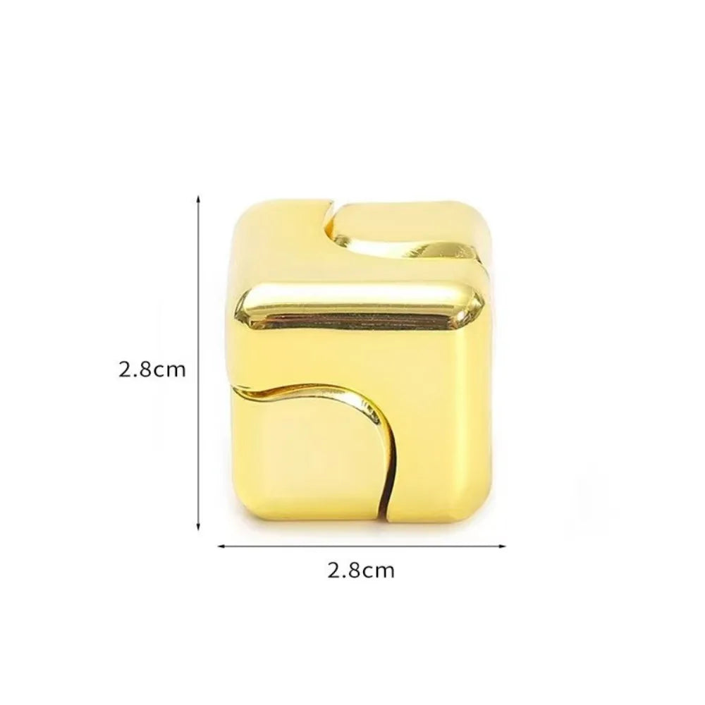 Rotating Metal Cube Fidget Spinner