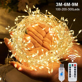Firecracker LED String Lights with Remote (USB)