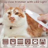 Rechargeable Pet Paw & Hair Trimmer (LED, quiet)