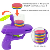Pet Flying-Disc Launcher with Foam Discs