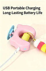 Auto Swing Feather Cat Toy with 2 Ropes