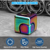 Rotating Metal Cube Fidget Spinner