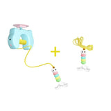 Auto Swing Feather Cat Toy with 2 Ropes