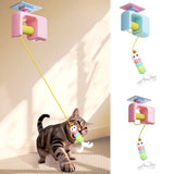 Hanging Door Interactive Cat Toy - Rechargeable Auto Bouncing Teaser