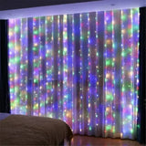 USB LED Curtain Fairy Lights with Remote (3 m wide)