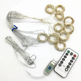 USB LED Curtain Fairy Lights with Remote (3 m wide)