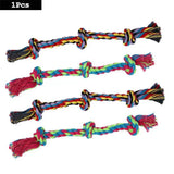 Braided Cotton Rope Dog Chew Toy (carrot & knot styles)