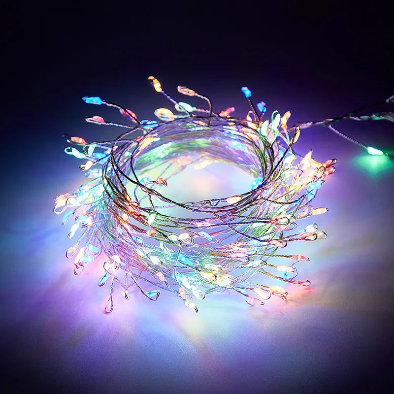 Firecracker LED String Lights with Remote (USB)