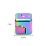 Rotating Metal Cube Fidget Spinner
