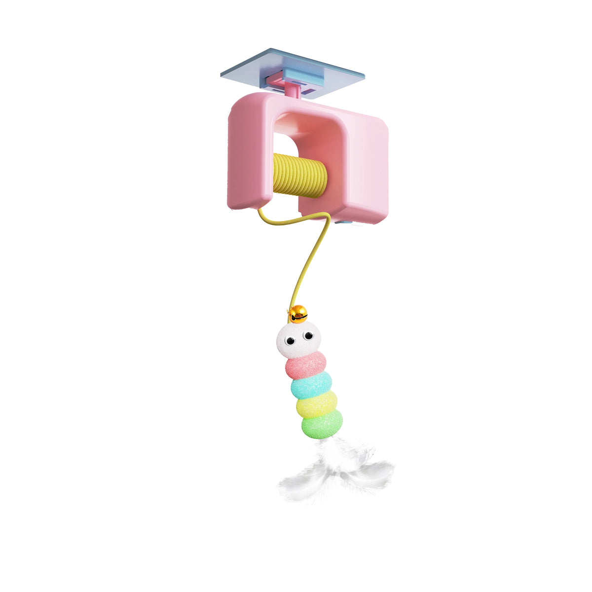 Hanging Door Interactive Cat Toy - Rechargeable Auto Bouncing Teaser