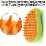 3-in-1 Cat Mist Grooming Brush (self-cleaning, rechargeable)