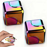 Rotating Metal Cube Fidget Spinner